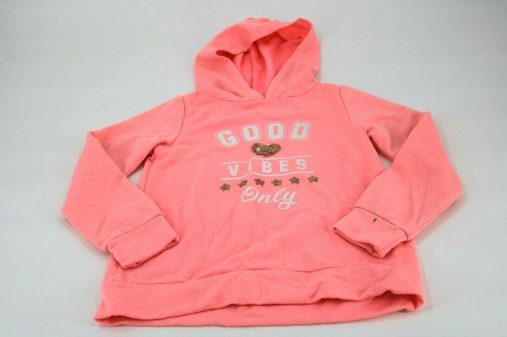Btween Girl’s Pink Pullover Hoodie Sz 7